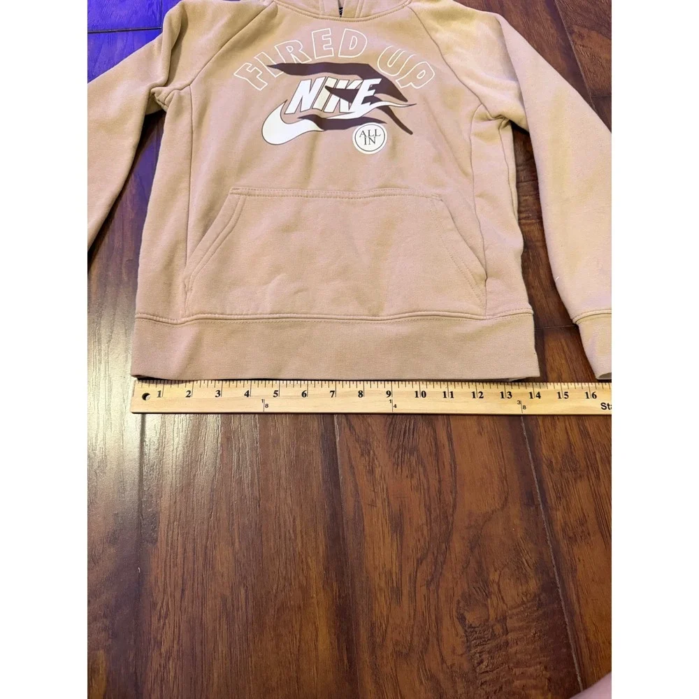 Nike 3Brand Youth Hoodie Fired Up Pullover Sweatshirt Size S 8-10